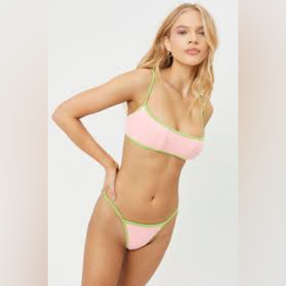 NWT Frankies Harmony Terry Bikini Swim Top